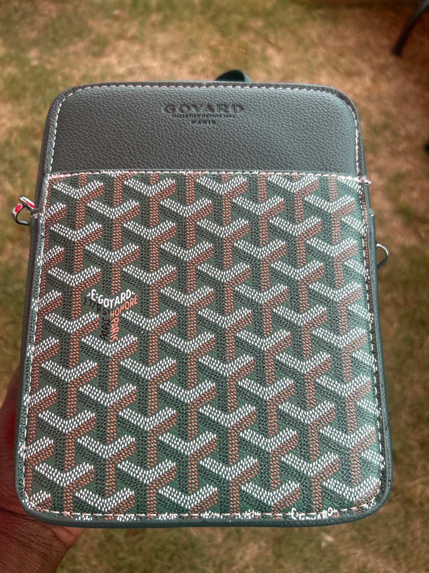 Goyard crossbody bag in Structure Green