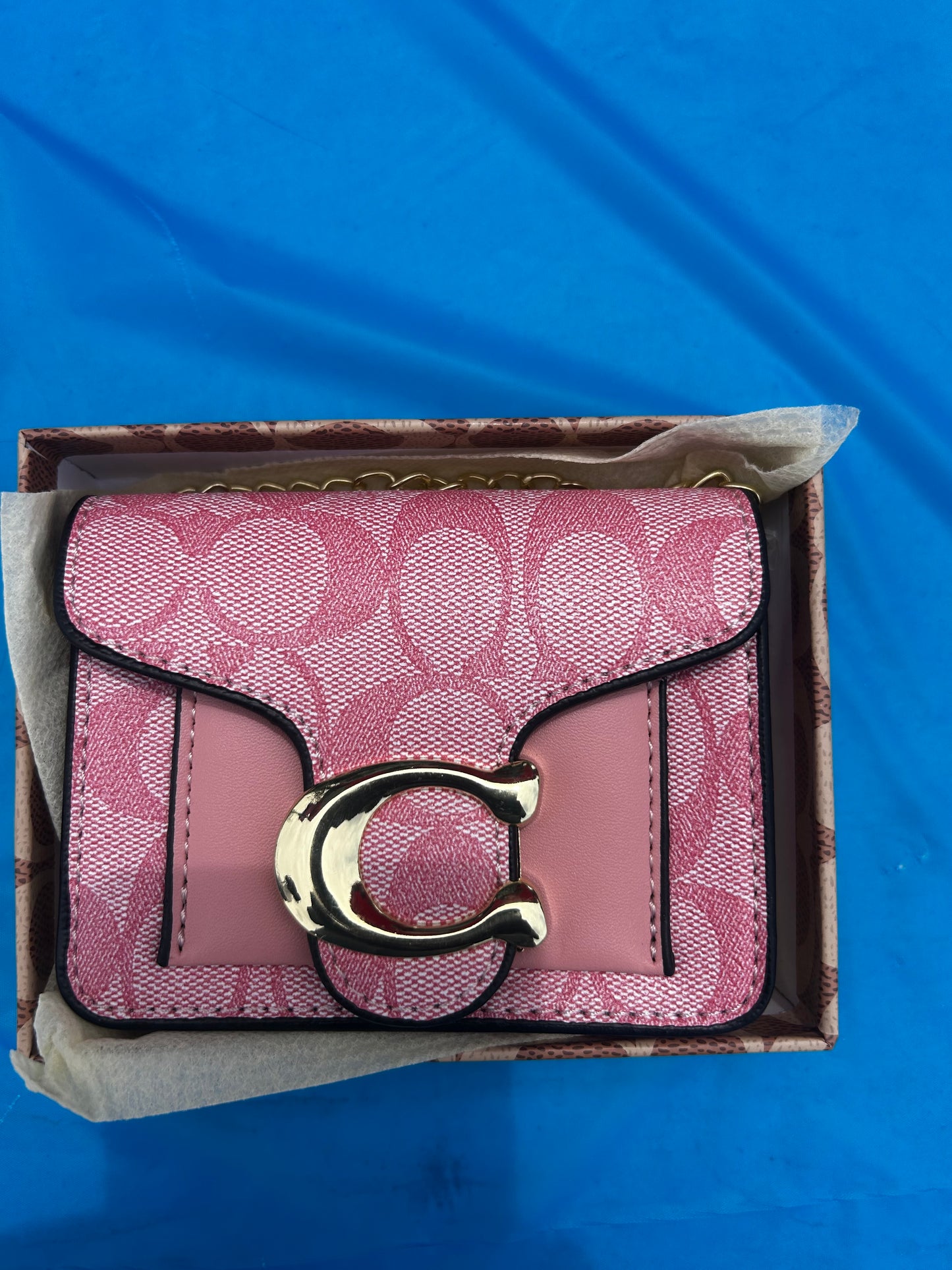 Coach Tabby Crossbody in Pink Canvas