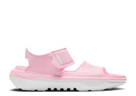 Nike Playscape sandals in the "Arctic Punch/White" colorway