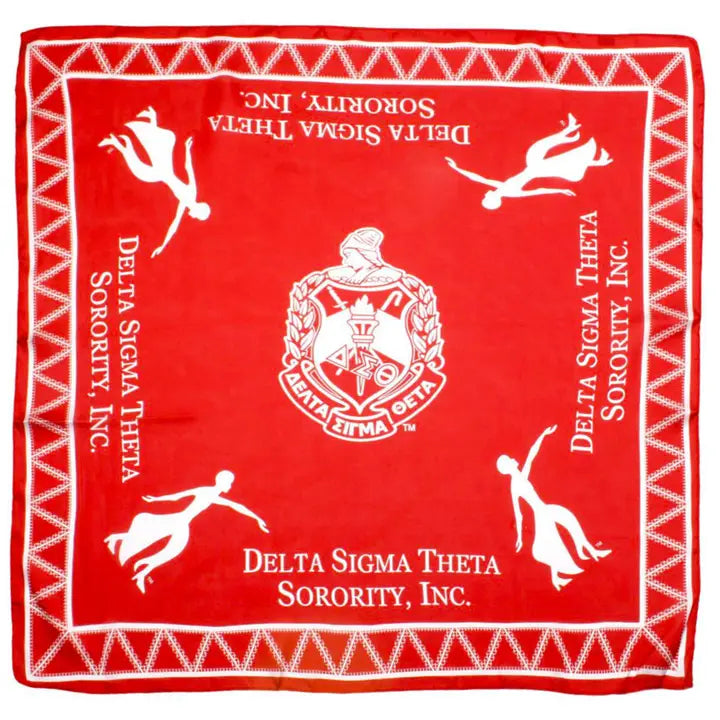 Dst Sorority Lady Fortitude Red Square Scarf