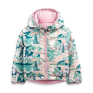 The North Face Baby Reversible Perrito Hooded Jacket - Atomizer Blue 18M-24M