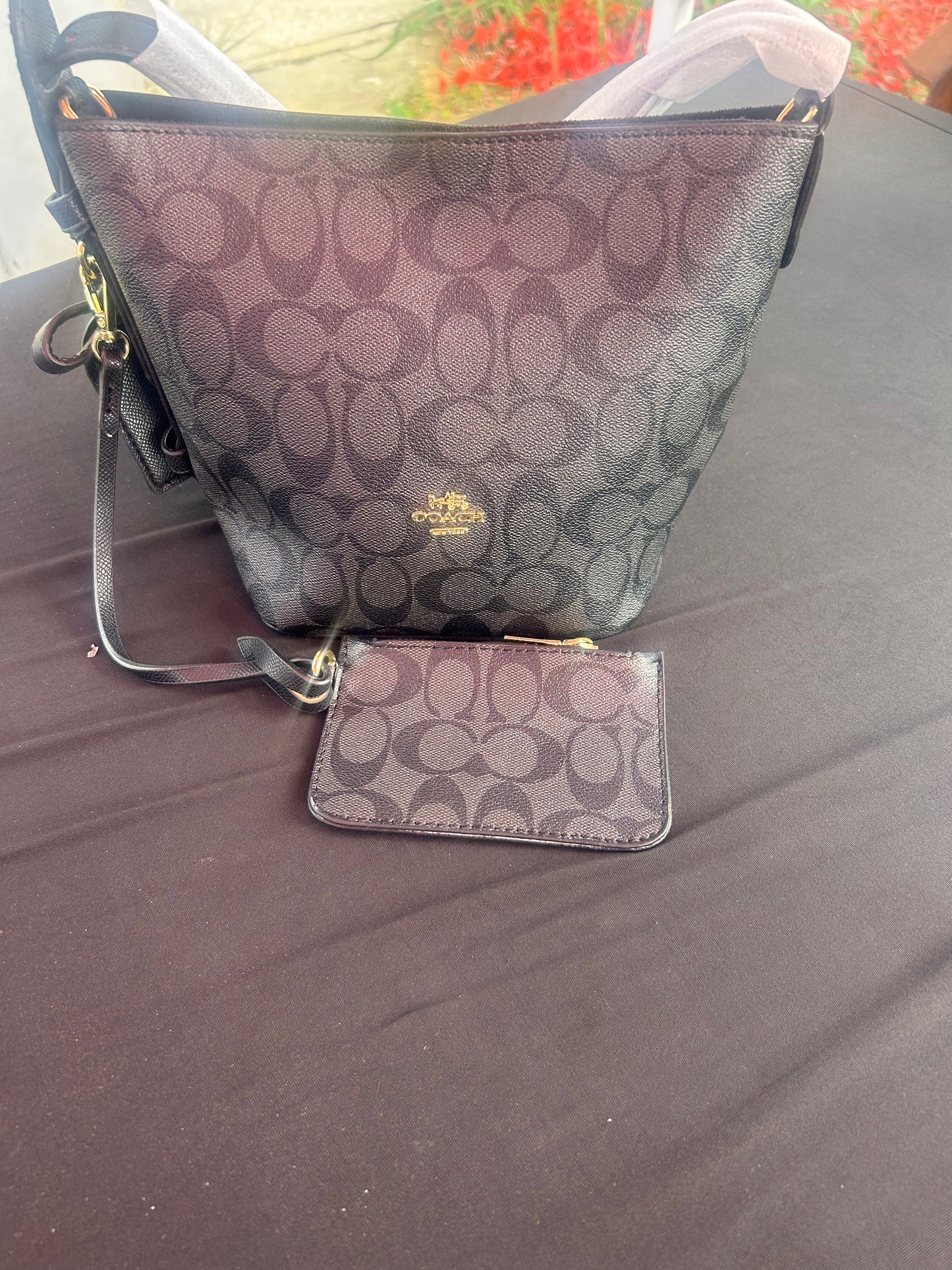 Coach Small Dufflette
In Signature Jacquard
