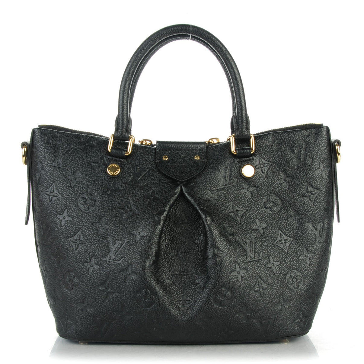 Black Louis Vuitton Monogram Empreinte leather handbag