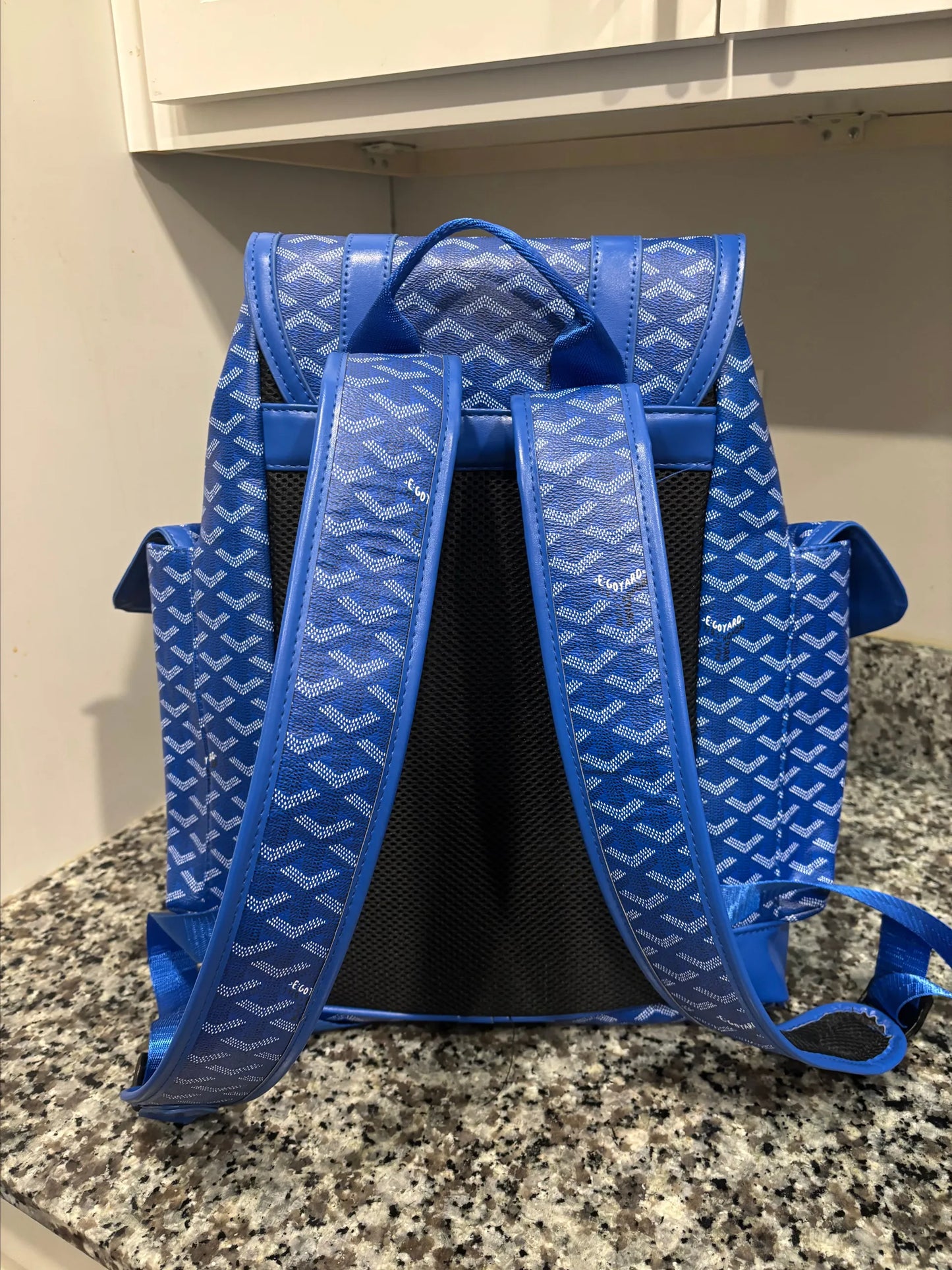 Royal Blue Goyard Cisalpin backpack
