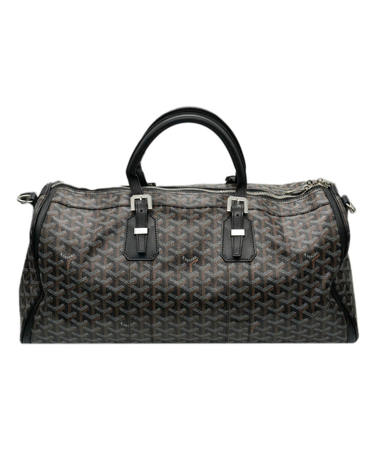 Black Goyard Boston Travel Bag