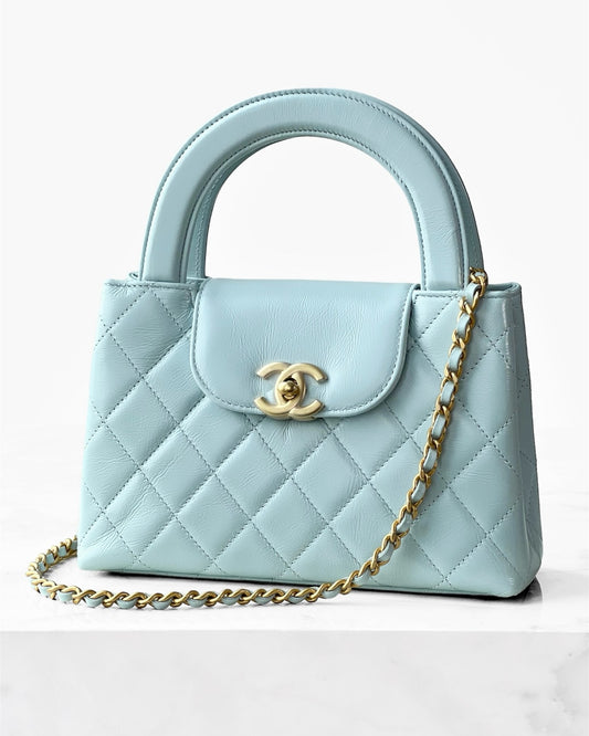 Chanel Light Blue Mini Shopping Bag
