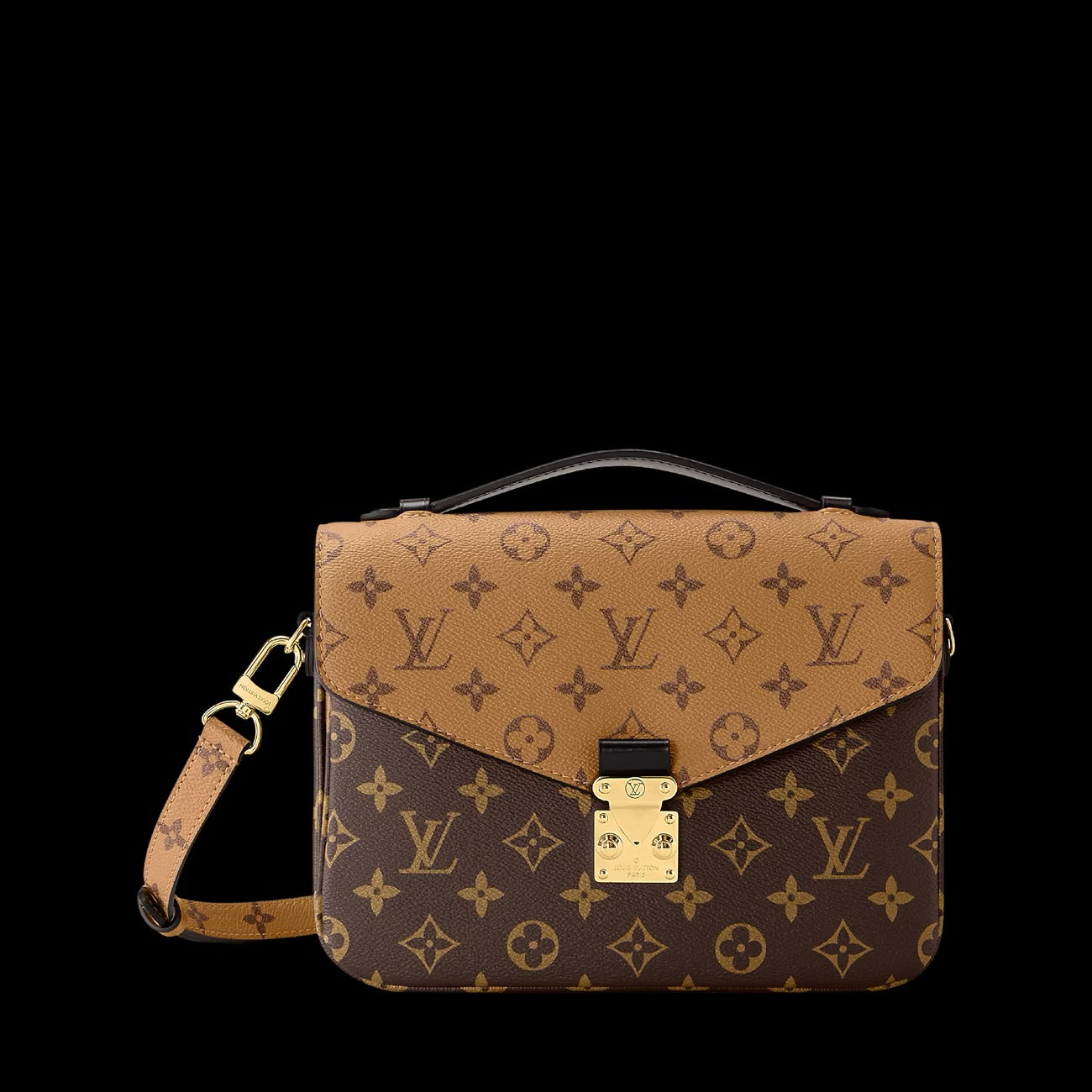 Louis Vuitton Pochette Métis handbag in Monogram Reverse canvas