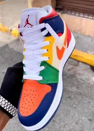 Air Jordan 1 Mid Multi-Color