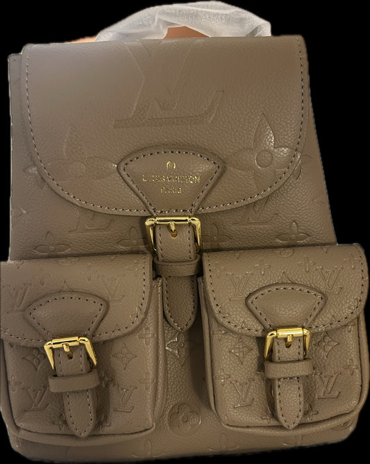 LOUIS VUITTON BACKPACK MONOGRAM EMPREINTE LEATHER  Beige