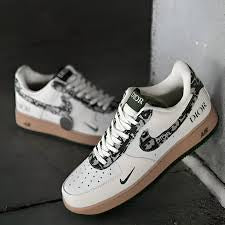 AF1 x Dior Collab in Olive Green Camo color