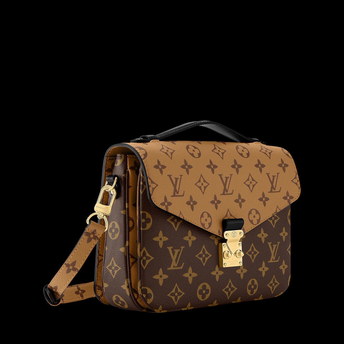 Louis Vuitton Pochette Métis handbag in Monogram Reverse canvas
