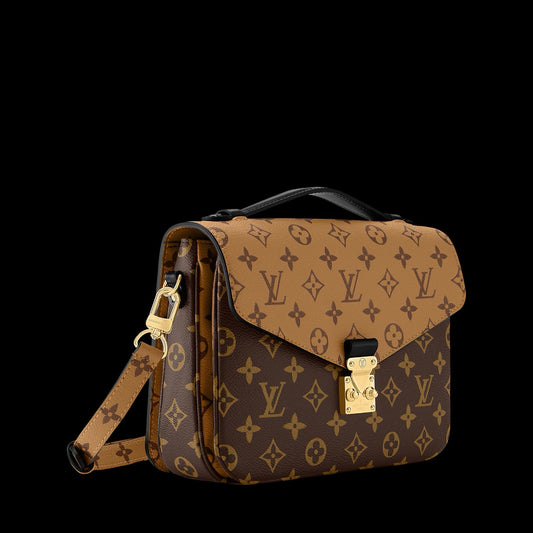 Louis Vuitton Pochette Métis handbag in Monogram Reverse canvas