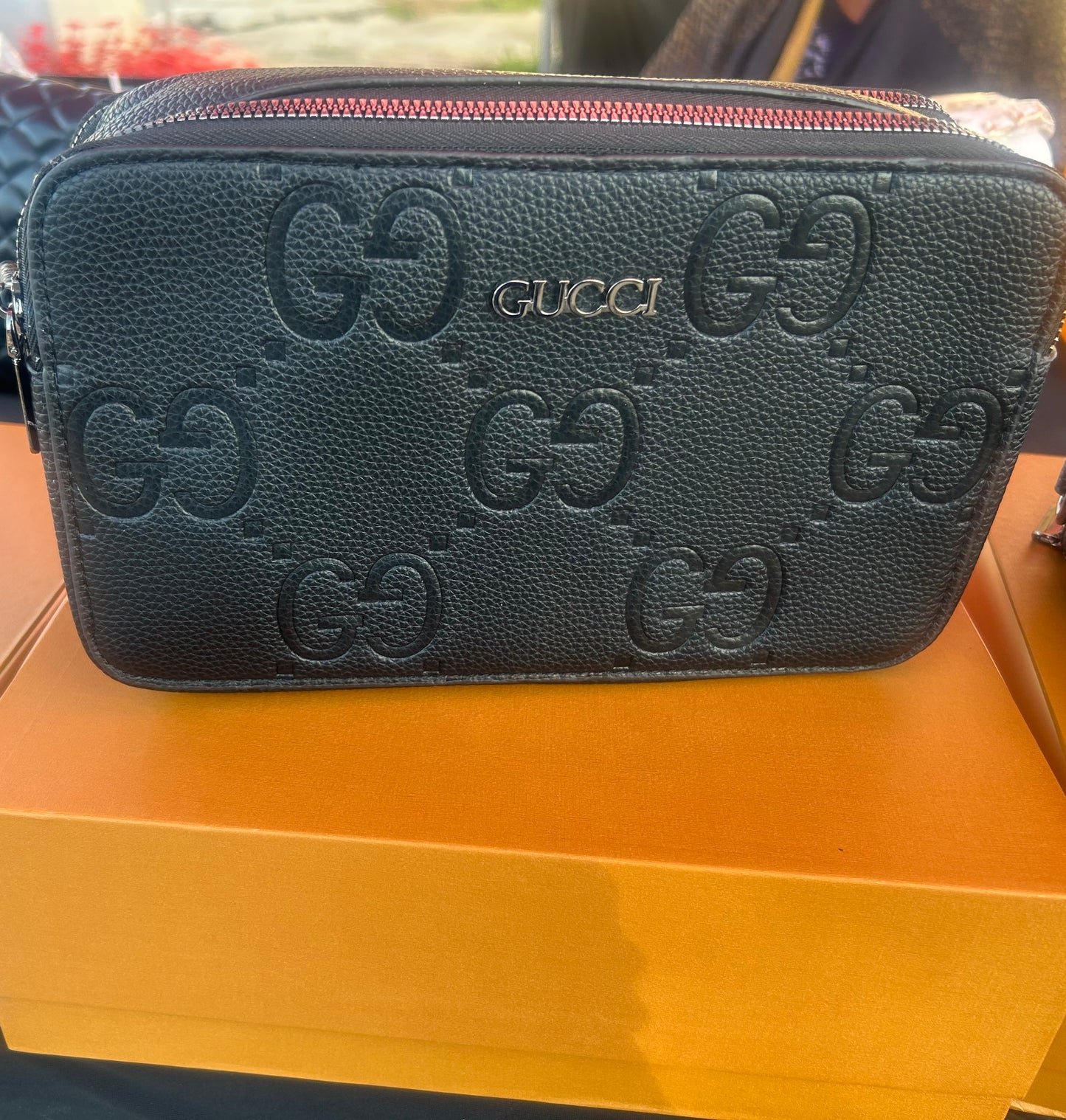 Gucci Leather Crossbody with pouchette