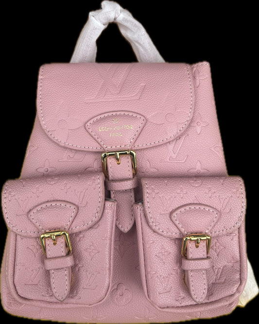 LOUIS VUITTON BACKPACK MONOGRAM EMPREINTE LEATHER PINK