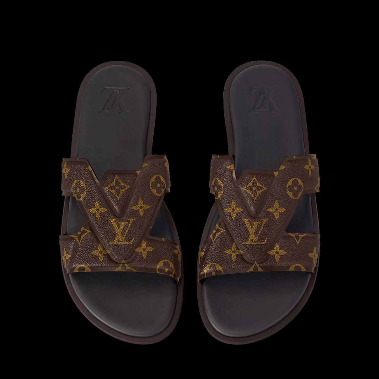 Louis Vuitton LV Oasis Mule in the iconic Monogram canvas