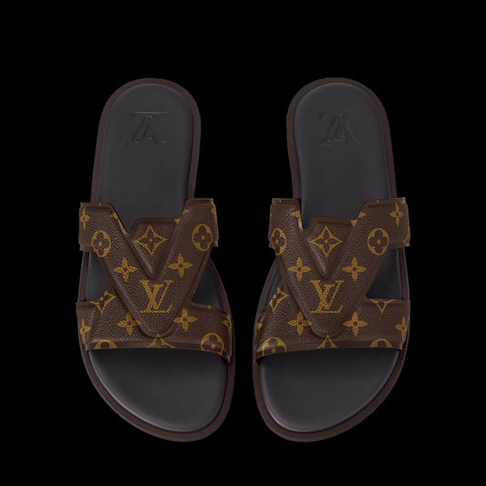 Louis Vuitton LV Oasis Mule in the iconic Monogram canvas