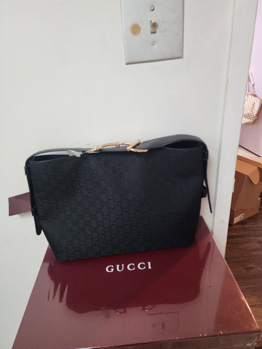Black Gucci Beatrix Large Tote Bag