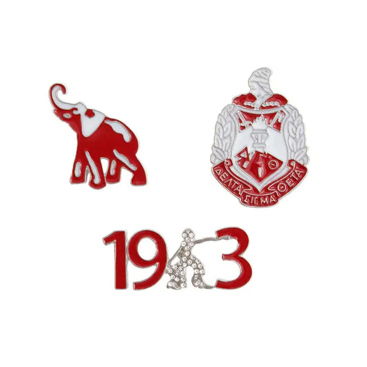 DST 3-Piece Sorority Pin Set