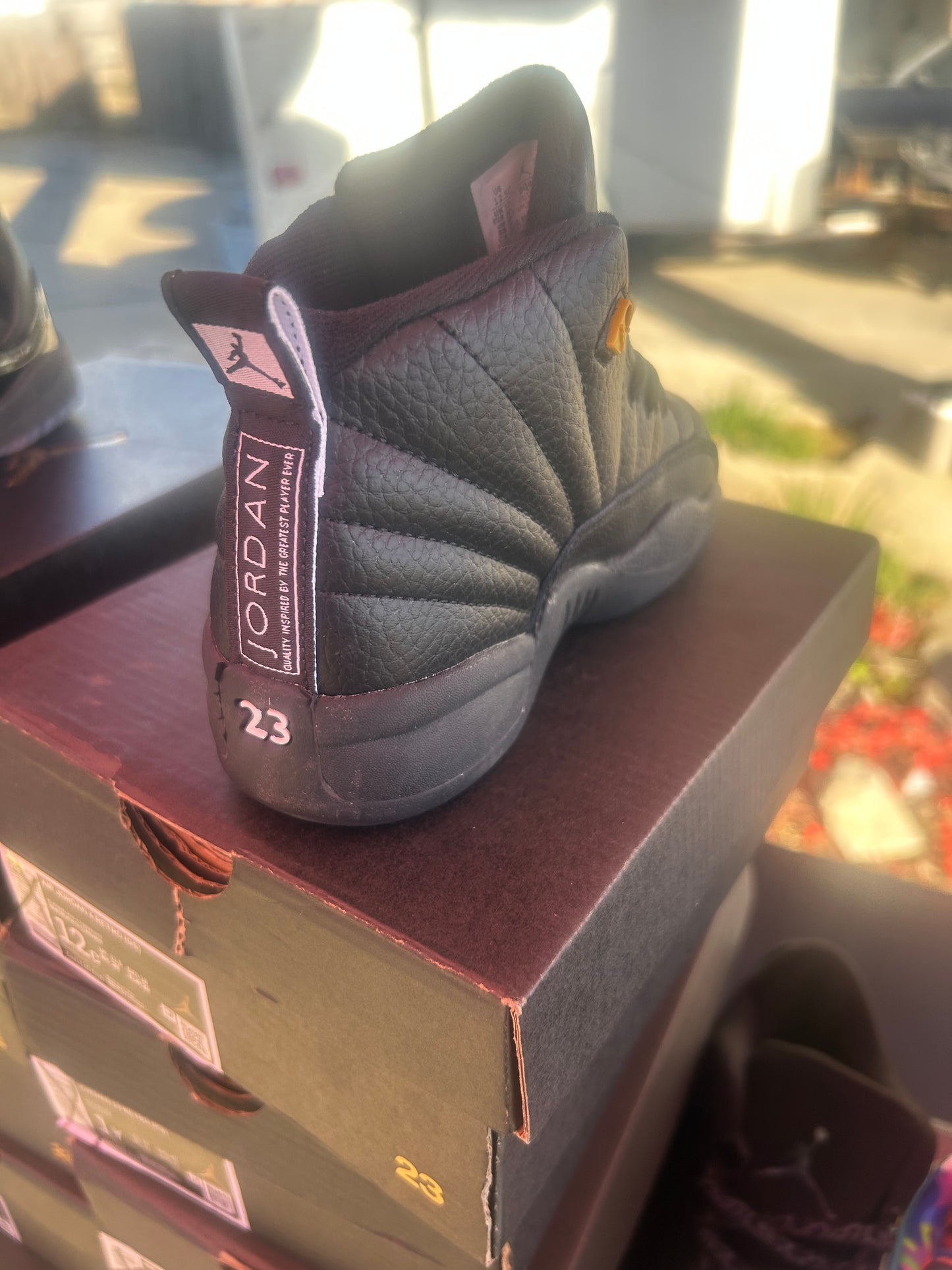 Jordan 12 “Utility All Black” Kids