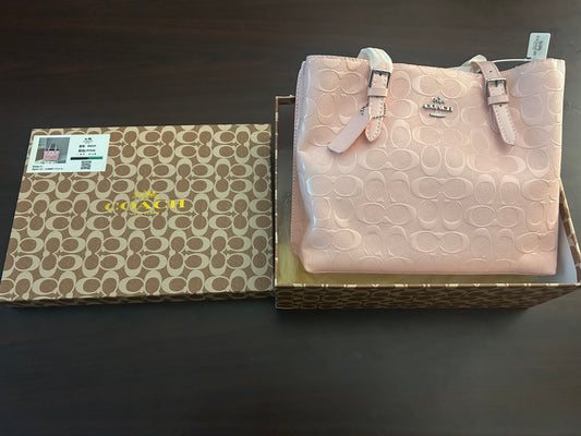 Coach Mollie Tote Bag 25 in pink