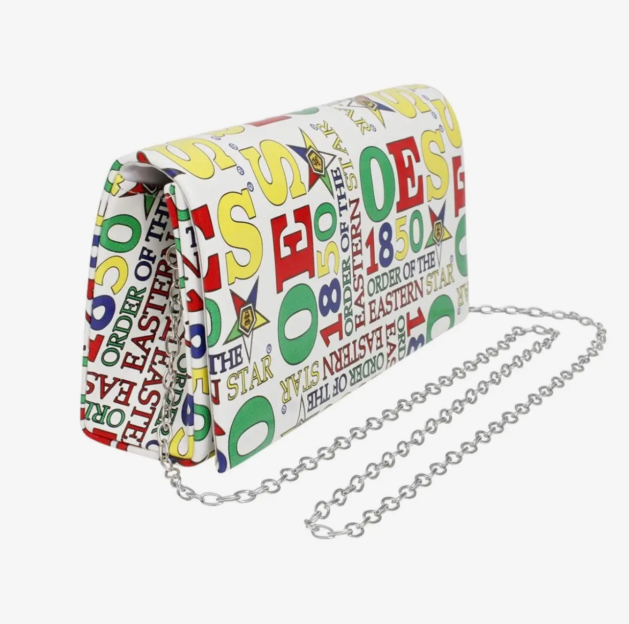OES Print Fold Over Clutch