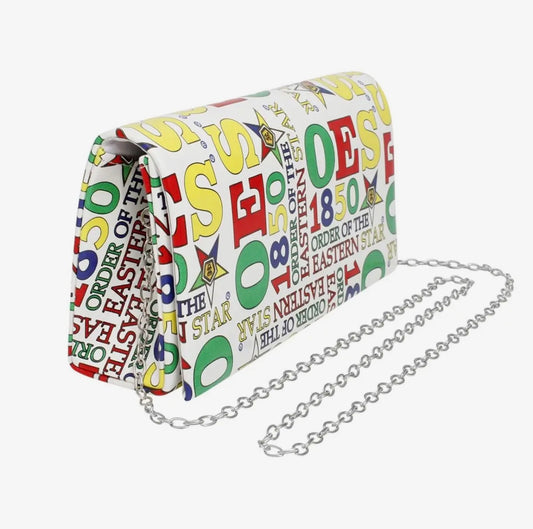 OES Print Fold Over Clutch