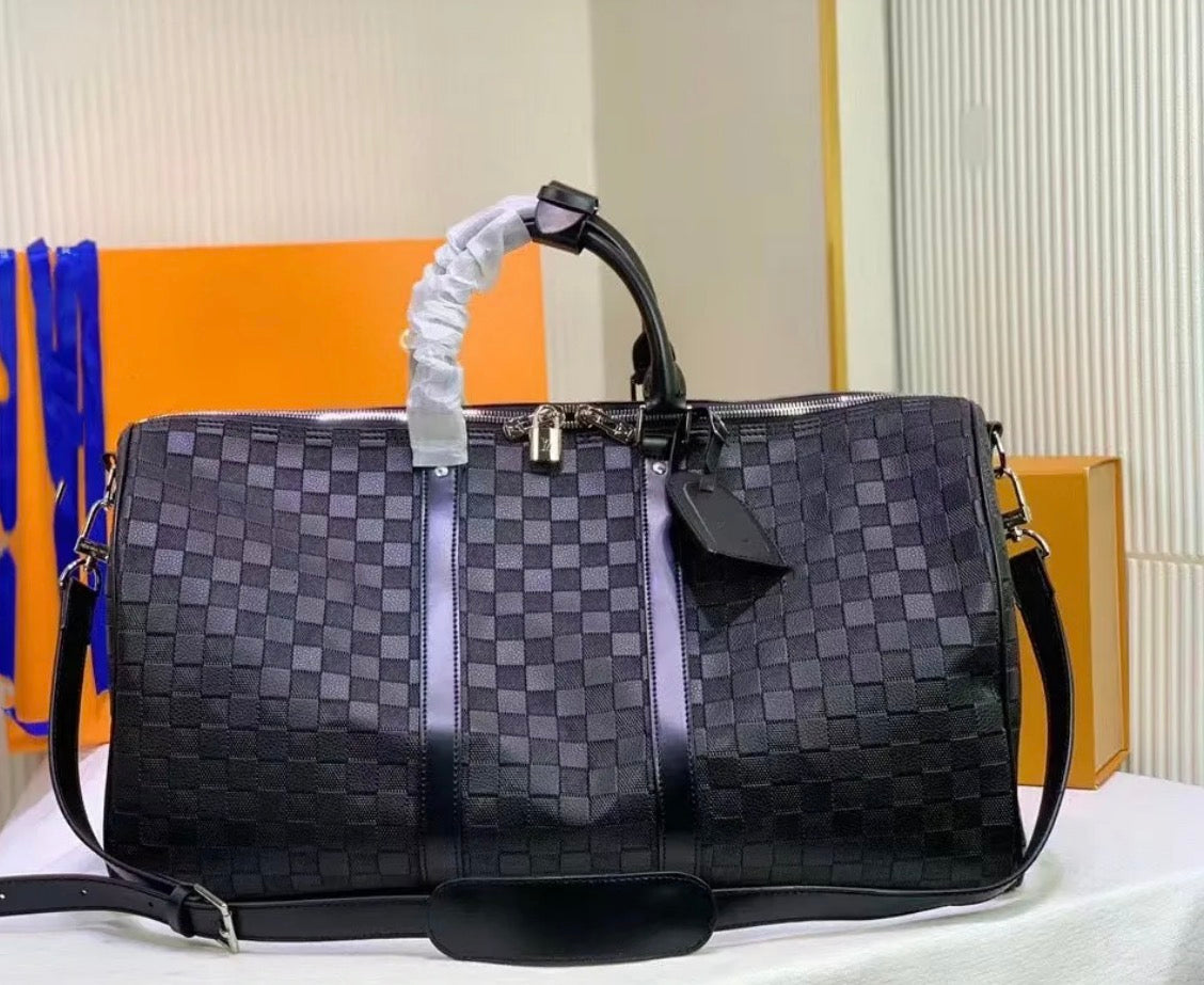 Louis Vuitton Keepall Bandoulière in Damier Graphite canvas