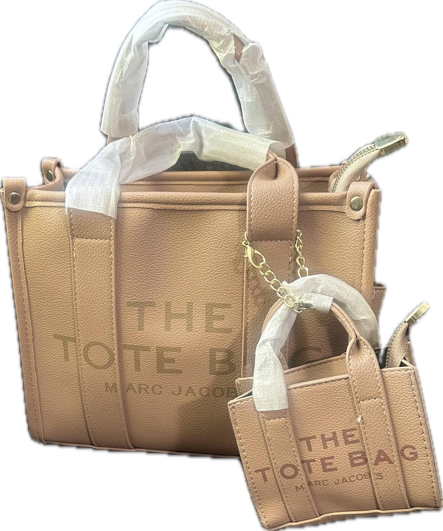 Marc JacobsLeather Crossbody Tote Bag W/Mini Tote