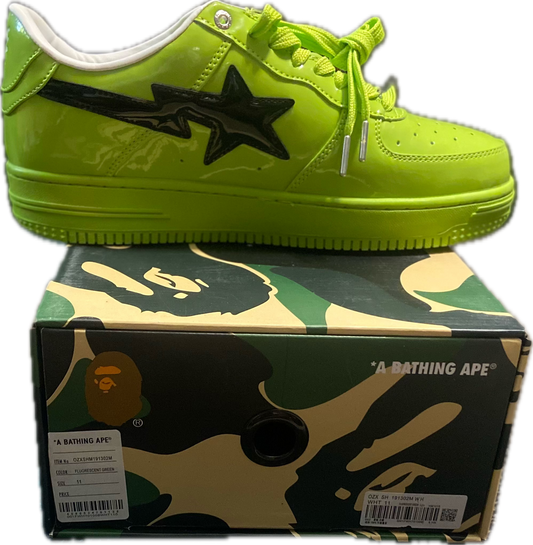 A Bathing Ape Fluorescent Green