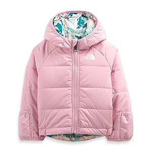 The North Face Baby Reversible Perrito Hooded Jacket - Atomizer Blue 18M-24M