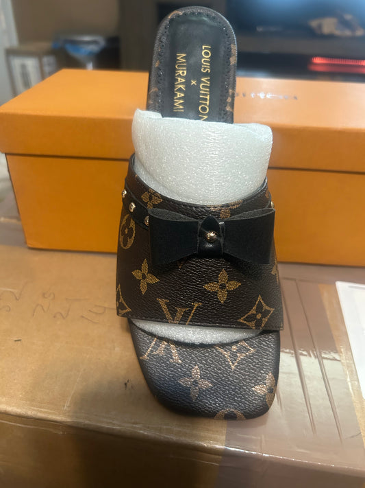 Louis Vuitton x Takashi Murakami Lily Flat Mule