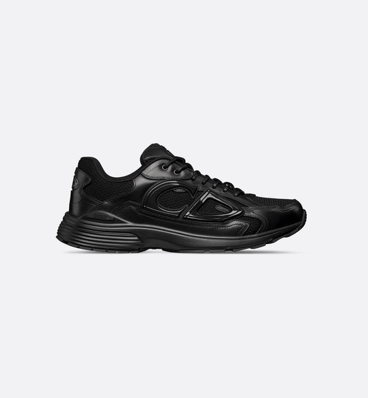 Dior B30 Countdown Sneaker
Black Smooth Calfskin and Black Technical Mesh