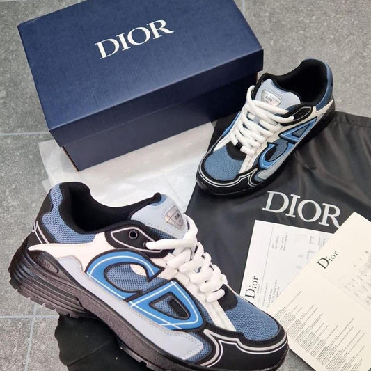 Dior B30 Blue and Grey Sneakers