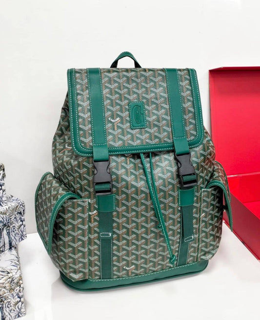 Green Goyard Alpin backpack