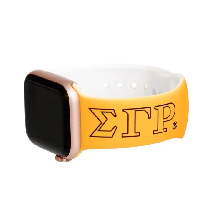 Sgrho Sorority Yellow Blue 1922 Watch Band Strap